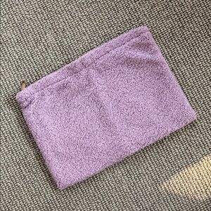 🆕 🩷 FREE Ulta Purple Sherpa Makeup Bag